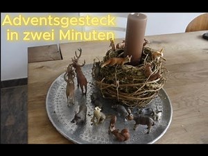 Make your own Advent wreath in 2 minutes | DIY Christmas decorations quick & easy