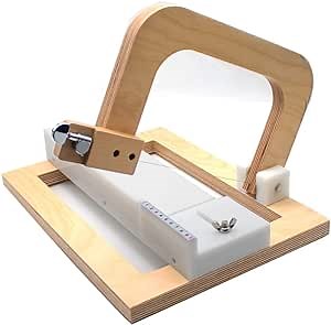 Professional Hand-Made Cold Soap Cutter - DIY Soap Steel Wire Cutting Machine Home Soap Cutting Knife Soap Making Tools (A)