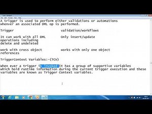 Salesforce Triggers Part-1