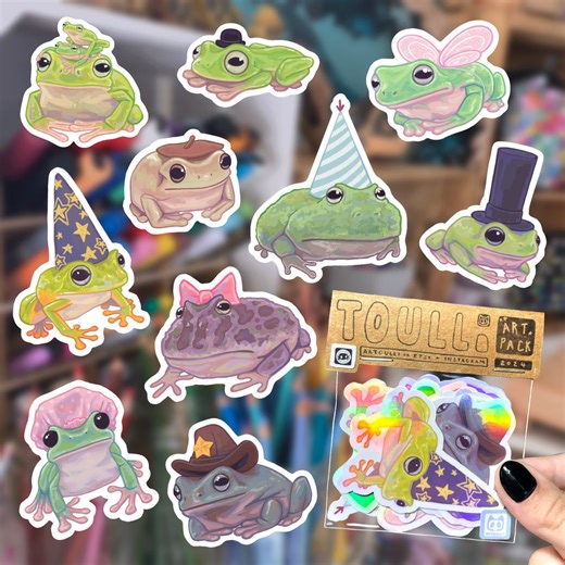 Frog Stickers Vol. 1 - Etsy Australia