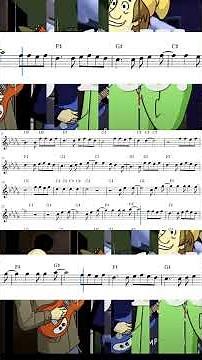 What's New Scooby Doo | Simple Plan - Partitura Violino 2 #partitura #sheetmusic #violin #scoobydoo