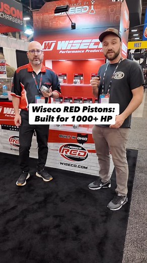 Wiseco’s RED Series pistons are 2618-forged, engineered for boost, and built to handle 1000 HP. #wiseco #redseries #forgedpistons #1000hp #boostedbuilds #turbo #sema2025 #sema | Gilk The Great
