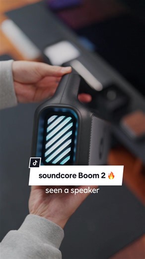 Check out the @soundcore_speaker Boom 2! Incredible bass, crisp highs, and all under $150. A bluetooth speaker perfect for outdoor activities with IPX7 waterproof rating and 7 unique lighting effects. Customize your experience on the app and stay charged with the built-in power bank. Great for getting hyped for festival season or chill BBQ in your backyard 💯 Link in bio to check it out ✅ #soundcoreSpeaker #soundcoreBoom2 #Boom2 #soundcore #outdoors #bluetoothspeaker