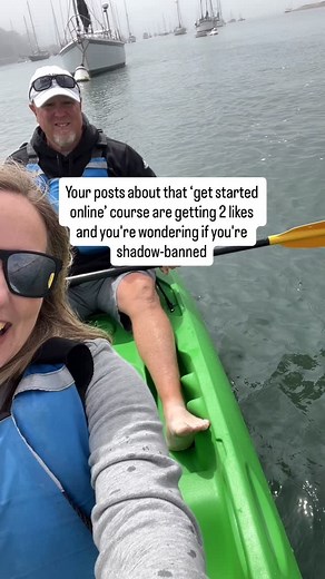 Your posts about that affiliate course are getting 2 likes and you’re wondering if you’re shadow-banned. You’re not shadow-banned. Your audience is just tired. Tired of seeing the same course promoted by 47 different people. Tired of “this changed my life” posts that all sound identical. Tired of being sold to by people who clearly don’t believe what they’re saying. Your audience wants to support YOU, not some guru they’ve never met. They want to buy from YOU, not through your affiliate link. Th