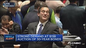 Strong demand at 30-year note auction