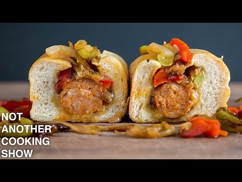 the best ITALIAN SAUSAGE AND PEPPERS