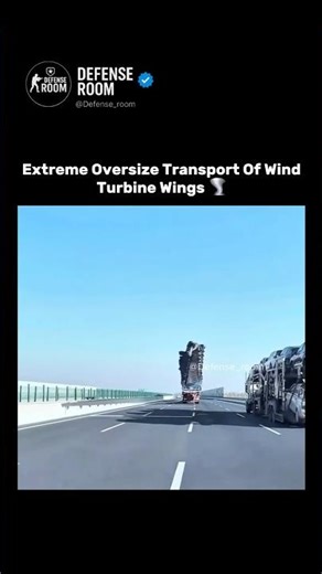 Extreme Oversize Transport of Wind Turbine Blades 😳🚛🌬️