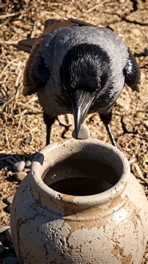 Thirsty crow 3d animated 10M view. like and SUBSCRIBE THE CHANNEL.
