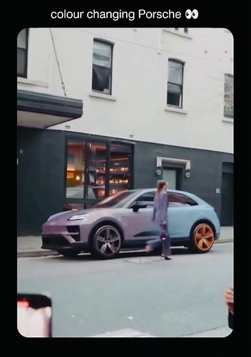 Porsche car changing colors | color changing cars