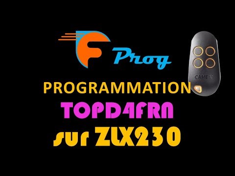 TOPD4FRN remote control on ZLX230P CAME