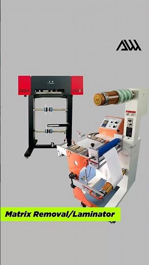 Digital die cutter, sheet and roll, matrix removal system, laminator.