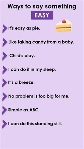 8 Fun Ways to Say “Easy” in English
