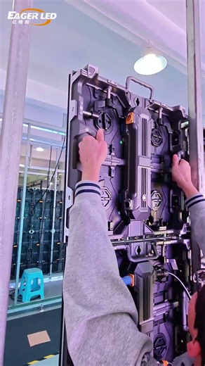 How an LED Screen Comes Together? #ledscreen #ledwall #ledmodule #eagerled #rentalleddisplay
