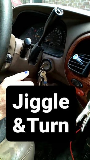 #teaching my #wife how to #jiggle & #turn ! 😁😎 🤣🤣🤣 #funny #jiggle&turn #truck #key #laugh #family #fail | Brandon Johnston