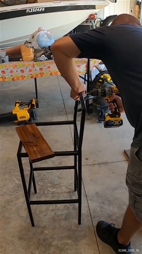 9.6K views · 62 reactions | How to Build Your Own Bar Stools #furniture #buildingfurniture #barstools #diybuilds | The Kelley's country life | Facebook