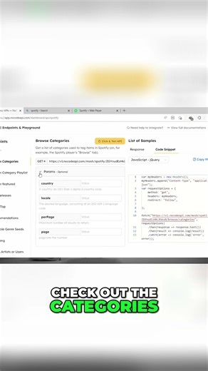 API Testing: Browse Categories & Endpoint Guide #shorts
