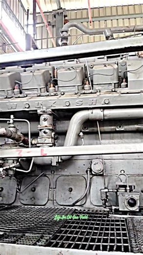 Gas Engine Most Powerful Waukesha Gas Engine #shorts #ytshorts #engine