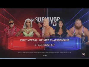WWE 2K25 Kane '03 Alt. VS Chyna, Jade, Miz, Otis 5-Way 2-3 Falls Match Multi. Universal Tittle