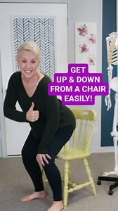 🙏 SAVE/SHARE This post ⚠️ if you want to GET DOWN and UP out of (or off of!) a chair/car/toilet…EASILY, SAFELY and LONG TERM! 🙏 👉🏻 Learning to get DOWN and UP Easily is a SKILL…You can LEARN with this TIP/MIND SET CHANGE from MOVE Smarter! 😀 😔 Let’s face it, if you can’t get out of the chair easily you can’t get up and run out of your house if there’s a fire, answer the door quickly, or get yourself safely out of any emergency situation. Your family will start getting worried about you liv