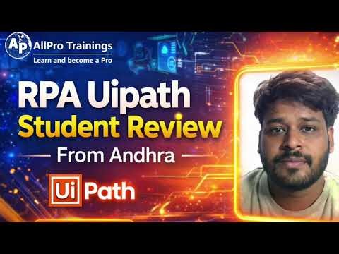 RPA UiPath Student Review from Andhra
