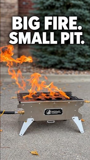 Tiny Fire Pit Throws 32-Inch Flames? 😳