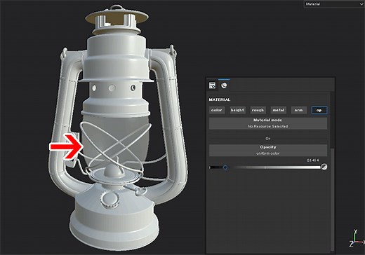 【SubstancePainter】オブジェクトを半透明化のワークフローと関連プロパティ