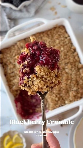 Dessert of summertime is here 💜 #blackberries #shorts #recipe