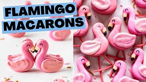 Hello friends! Today I will show you how to make macarons shaped like flamingos! You can head over to my blog to grab the free template for the flamingos and the wings. Full recipe templates: https://www.piesandtacos.com/flamingo-macarons/ | Pies and Tacos