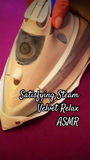 Satisfying Ironing ASMR | Relaxing Steam & Velvet Sounds