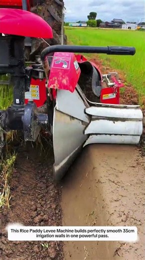 Rice Paddy levee Machine Creates Smooth 35cm Irrigation Fast-Tractor Mounted Ridge Forming Machine