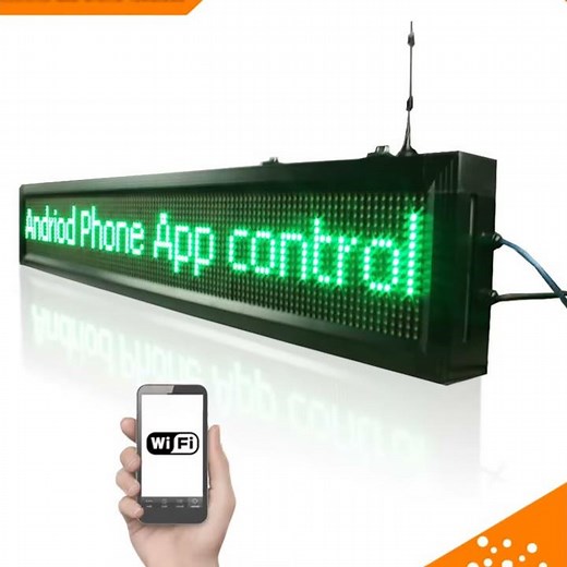 Tri-color Ultra Brightness Wifi Programmable Led Sign Display Message Board for Storefront