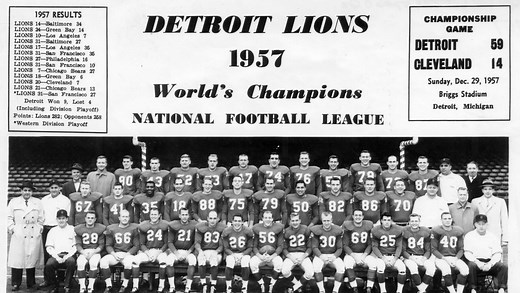 1957 Detroit Lions: Meet the championship roster; where are they now?