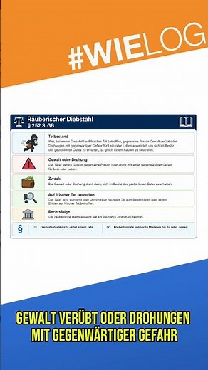 Section 252 StGB - Robbery-like theft