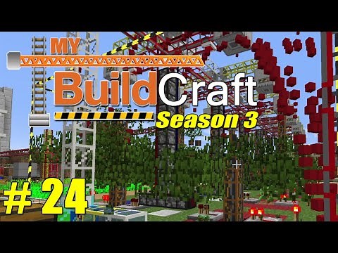 My Buildcraft S3E24 - Mining Well Tree Farm (FIXED)