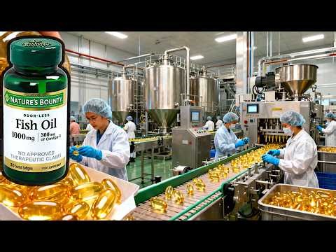 How FISH OIL is Made in Factory