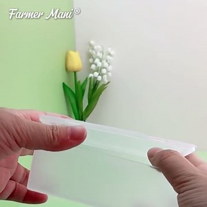 2 Pieces Rectangle Small Plastic Box Containers (5.2 x 3.86 x 1.69 inches) with Double Buckle for Collecting Small Items, Beads, Game Pieces, Business Cards, Crafts Accessories