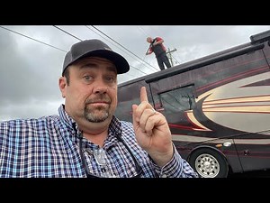 The Most Important Rv inspection! Proper Rv roof maintenance tips and how we do it.