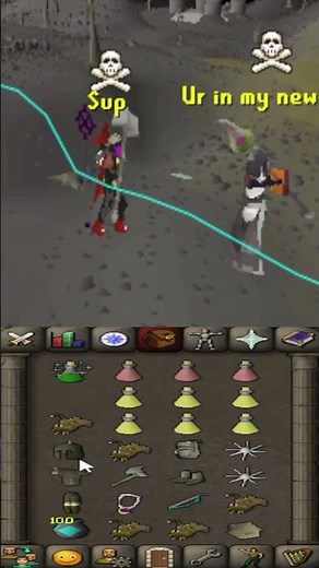 This is why dharoks is the best set in the game