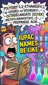 IUPAC Names be like 🥲 | Organic chemistry 🧪⚗️ | #shorts #trending #vedantu