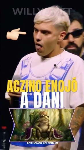 Dani got upset about Aczino's rhyme 💀 #aczino #fmsinternational #bestrhymes #redbullbattle