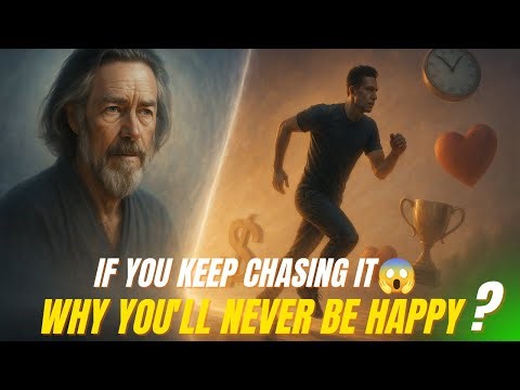 Why You’ll Never Be Happy If You Keep Chasing It – Alan Watts