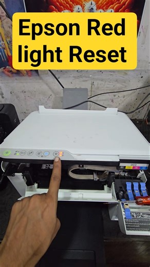 Epson L3250 L3210 red light reset | Lal light reset | Nozzle check report problem #redlightreset