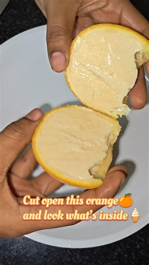 Summer series episode 10 ☀️Orange ice cream creamy, tasty and refreshing 🍊🍦#asmimylittleworld