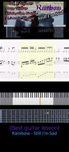 (Best Guitar Lesson) Rainbow - Still I'm Sad