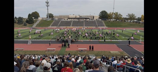 MHS marching band finishes competitive season with Omaha appearance