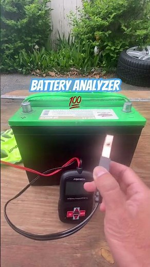 Testing Cold cranking amps car battery