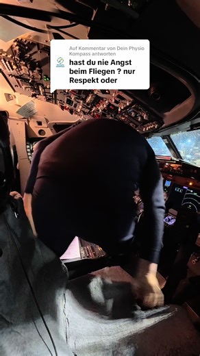 Antwort auf @Dein Physio Kompass ✈️✈️✈️ #fliegerei#pilot#flugzeug#cockpit#landung
