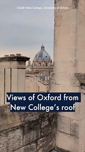 39K views · 1K reactions | Views from New College   | New College, Oxford #OxfordUni #OxfordUniversity #OxfordColleges #OxfordViews #OxfordSkyline | University of Oxford | Facebook