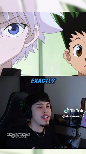 Gon and Killua heaven’s arena reaction. Heaven’s arena arc reaction. Anime reaction guy. Best reaction to anime. Hunter x Hunter playlist. #gon #reaction #atseku #atsekureacts #killua