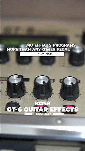 Boss GT-6 Guitar Effects Processor in under a minute #shorts